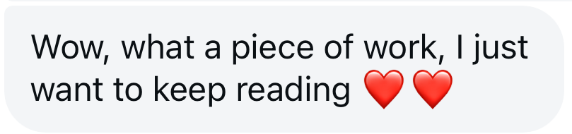 Message from a guide reader